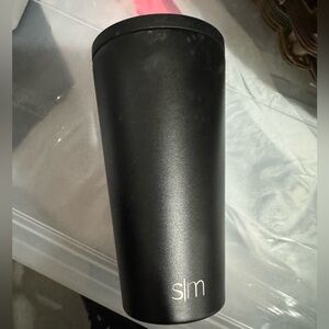 Simple Modern Black Tumbler